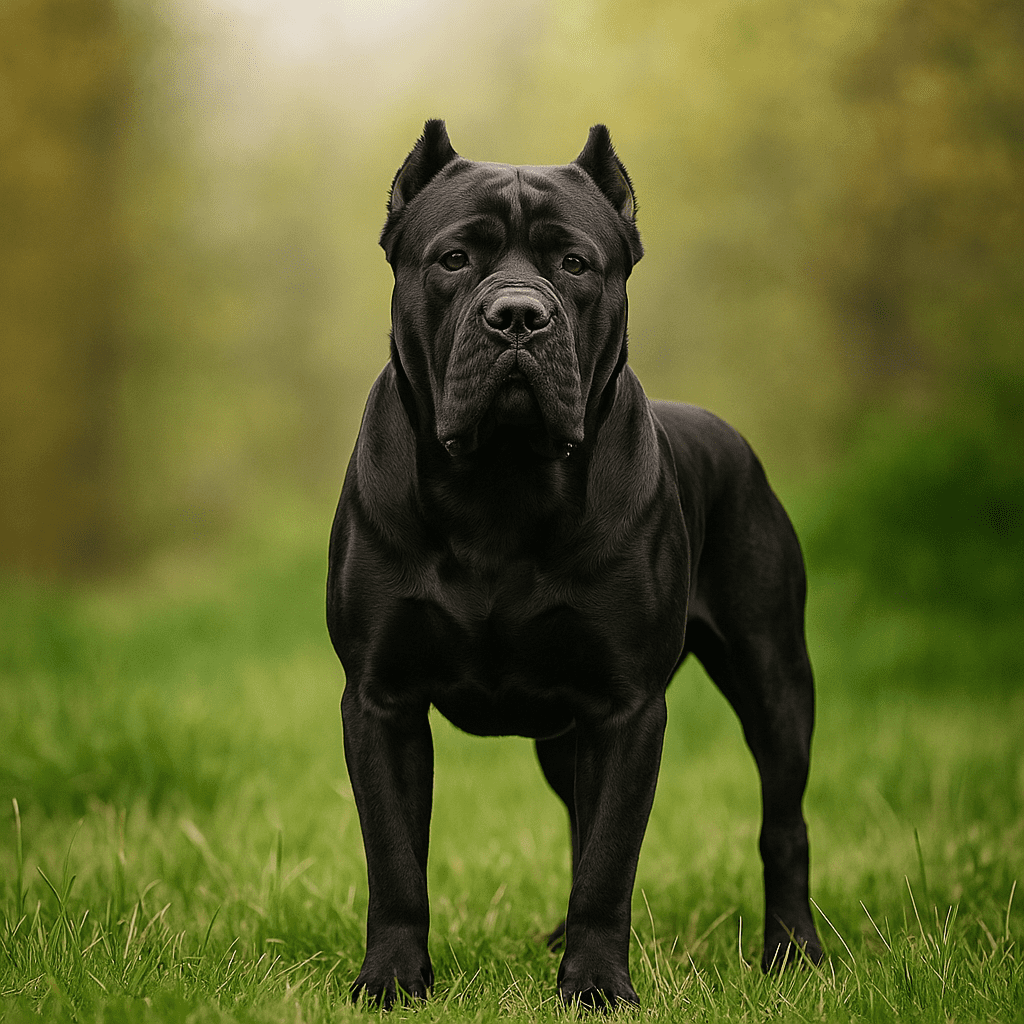 Large Cane Corso dog trained for service and companionship, Ross Fari Cane Corso Denver Colorado